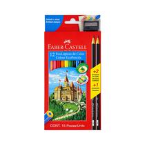 Ecolapices de Color Faber Castell 120112+2G + Sacapuntas 12 + 2 Unidades