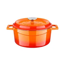 Cacerola de Hierro Fundido Lava LVYTC24EDTK2O 4.49L 24 CM Naranja