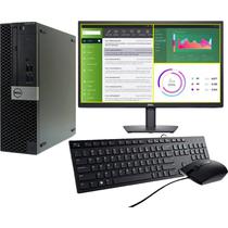 PC Dell Optiplex 3050 Intel i3-6100 3.40GHZ HD+ 20" 8GB de Ram/240GB SSD/W10 Pro - Preto