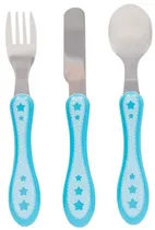 Kit Talher Estrelinha Buba 10676 - 3 Peças (Azul)