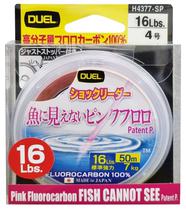 Linha Duel Fluorocarbon H4377-SP 50M 16LB 7KG - Pink