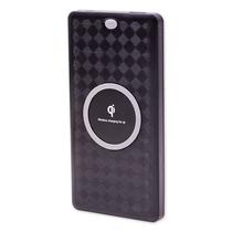 Carregador Portatil Wireless Charger / Power Bank T-6000 2 Em 1 / 10000MAH / USB-C / USB-A / Micro USB - Preto