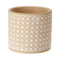 Maceta de Cerámica KPM 034509 12 X 11 CM Beige