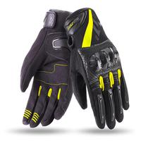 Luva para Motociclista Seventy Degrees SD-N14 Summer Naked - Tamanho XL - Preto/Amarelo