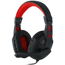 Headset Gaming Redragon Ares H120 com 3.5 MM para PC - Preto/Vermelho