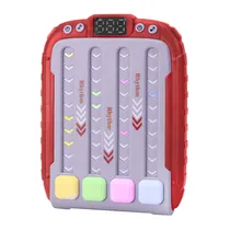 Máquina de Jogo de Ritmo A305 - 6 Músicas - Vermelho