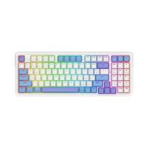 Teclado Gamer Redragon K664WBP-RGB-Pro Gloria Pro Blanco Y Azul