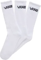 Meia Vans Classic Crew VN-000F0XWHT (3 Pares)