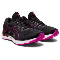 Tenis Asics Feminina 1012B201.004 39.5 Gel Nimbus 24 Preto/Orquidea