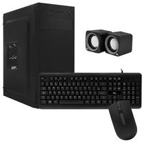 Gabinete Kit Mtek DK05 Fonte 500W / Speaker / Mouse / Teclado Portugues - Preto