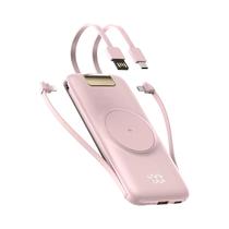 Cargador Portatil Magnetico Juhuaxin JU-PB13 10000MAH Rosa