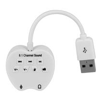 Adaptador de Audio HLD USB Comodow 3D 8.1 - Branco