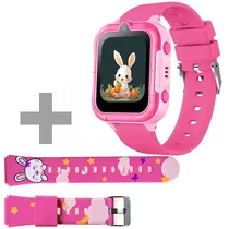 Smartwatch Blulory U88 Kids com 4G/GPS - Rosa + Pulseira