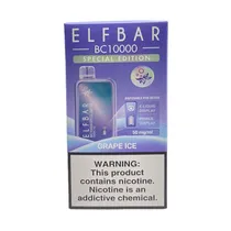 Pod Descartável Elf Bar BC10000 Especial Edition Grape Ice