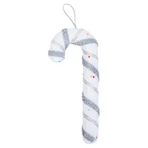 Enfeite Bengala Natal Prata/Color 17×8 CM