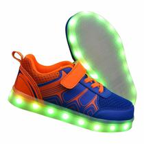 Tenis LED 0513 Azul (N.33)