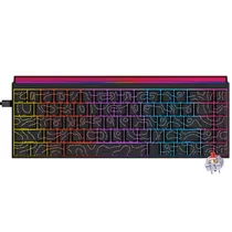 Teclado Gamer Mecanico Ajazz NK68 Nacodexx Mini USB / Red / Ingles - Preto (987007)