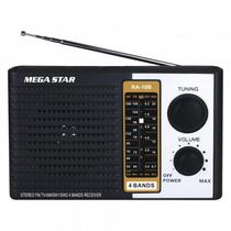 Radio Portatil Mega Star RA18C AM/FM/30