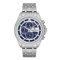 Relogio Analógico Masculino Daniel Klein DK.1.12706-5 Exclusive Gents / Pulseira de Aço Inoxidável - Prata
