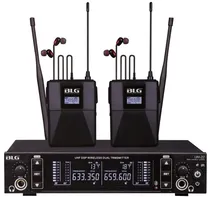 Monitor Sem Fio Duplo BLG Pro Monitor System Uhf - UM-22