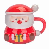 Caneca de Porcelana Natalina Papai Noel Xicara Cafe