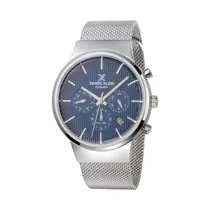 Relógio Analógico Masculino Daniel Klein Exclusive DK11958-2 - Prata/Azul