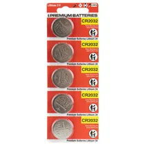 Bateria Panasonic - CR2032 - 5 Unidades