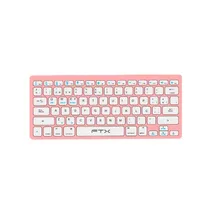 Teclado BT FTX FTXB1000 Ultra Slim Portugues Rosa