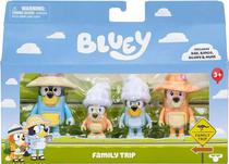 Bonecos Bluey Family Trip Moose - 17654 (4 Unidades)