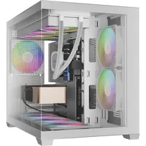 Gabinete Gamdias Aura GC10M Argb Micro Tower - Branco (1 Ano de Garantia No Brasil)