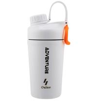 Copo Termico Ozizo M63 590ML Shaker KA063 Branco