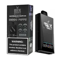 Pod Descartável Sex Addict Black S280 Watermelon Grape Ice 28.000 Puffs