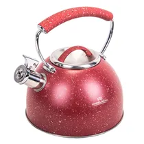Chaleira de 2,5 Litros Inox - Vermelha