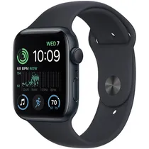 Apple Watch Se (2ª Geração) de 44 MM MRE93LL/A GPS M/L (Caixa de Alumínio Midnight/Pulseira Esportiva Midnight)