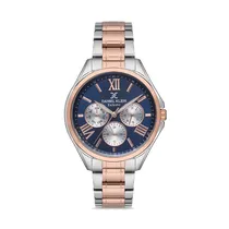 Relógio Analógico Feminino Daniel Klein Exclusive DK.1.12523-5 - Prata/Rosa Ouro