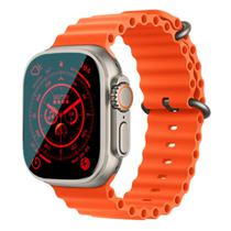 Relogio Inteligente Smartwatch Ultra 8 Max / 49M com Bluetooth - Laranja