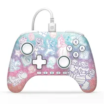 Controle Nintendo Switch Powera com Cabo Mushroom Kingdom PWA-A-15331