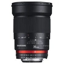 Lente Samyang Sony MF 35MM F/1.4 e FF As Umc