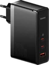 Carregador de Parede Baseus Gan 5 Pro Fast Charger CCGAN140CE 140W USB-A + USB-C - Black
