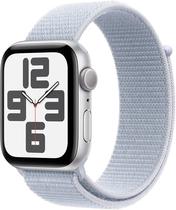 Apple Watch Se 2 (GPS) Caixa Aluminio Silver 44MM Pulseira Sport Loop Blue Cloud MXET3LL