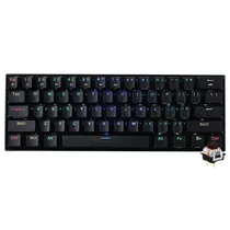 Teclado Gamer Mecanico Redragon K530 Draconic Wireless / RGB / Brown / Ingles - Preto