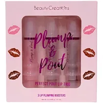 Kit de Gloss Volumizadores Beauty Creations Plump & Pout LPP-TJ2 - 3 Peças
