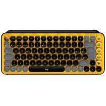 Teclado Sem Fio Logitech Pop Keys - Blast Yellow (Espanhol) (920-010713)
