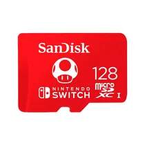 Cartão de Memória Sandisk SDSQXA0-128G-GNC - 128GB - Nintendo Switch - 100MB/s - Micro SD