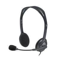 Fone de Ouvido Logitech H111 Stereo - Preto