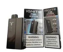 Pod Descartavel Ignite P100 Kit Metalic Gray - Green Apple