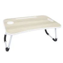 Mesa Dobrável para Computador 60 X 40 CM Madeira Branca