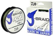 Linha Multifilamento Daiwa J-Braid X4 0.19MM 15LB 270M