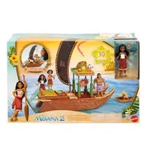 Mattel Muñeca Moana 2 Barco Transformacion 3+Years Multicolor
