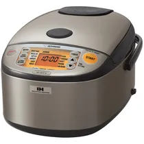 Panela Elétrica de Arroz Zojirushi NP-HCC10XH Aquecimento Por Indução 5.5 Xícaras 1L 110V – Cinza